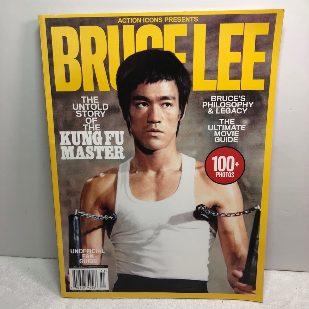 Action Icons BRUCE LEE Magazine Kung Fu Master Movie Guide  100+ Photos